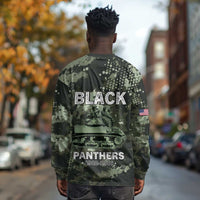 761st Tank Battalion Black Panthers Long Sleeve Shirt WWII Military Camouflage - Wonder Print Shop