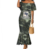 761st Tank Battalion Black Panthers Mermaid Dress WWII Military Camouflage - Wonder Print Shop