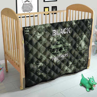 761st Tank Battalion Black Panthers Quilt WWII Military Camouflage - Wonder Print Shop
