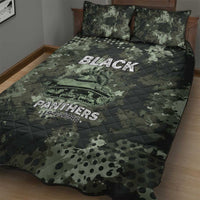 761st Tank Battalion Black Panthers Quilt Bed Set WWII Military Camouflage - Wonder Print Shop