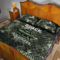 761st Tank Battalion Black Panthers Quilt Bed Set WWII Military Camouflage - Wonder Print Shop