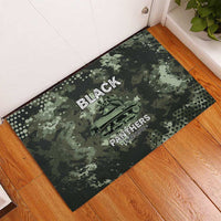761st Tank Battalion Black Panthers Rubber Doormat WWII Military Camouflage - Wonder Print Shop