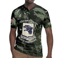 761st Tank Battalion Black Panthers Rugby Jersey WWII Military Camouflage - Wonder Print Shop