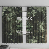 761st Tank Battalion Black Panthers Window Curtain WWII Military Camouflage - Wonder Print Shop
