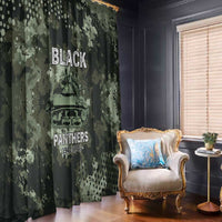 761st Tank Battalion Black Panthers Window Curtain WWII Military Camouflage - Wonder Print Shop