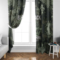 761st Tank Battalion Black Panthers Window Curtain WWII Military Camouflage - Wonder Print Shop
