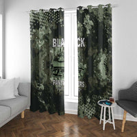 761st Tank Battalion Black Panthers Window Curtain WWII Military Camouflage - Wonder Print Shop