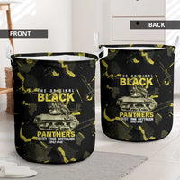 The Original Black Panthers 761st Tank Battalion Laundry Basket African American Heroes - Wonder Print Shop