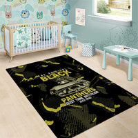 The Original Black Panthers 761st Tank Battalion Area Rug African American Heroes - Wonder Print Shop