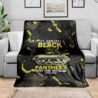 The Original Black Panthers 761st Tank Battalion Blanket African American Heroes - Wonder Print Shop