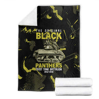 The Original Black Panthers 761st Tank Battalion Blanket African American Heroes - Wonder Print Shop