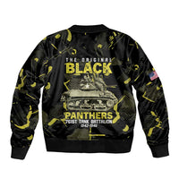 The Original Black Panthers 761st Tank Battalion Bomber Jacket African American Heroes - Wonder Print Shop