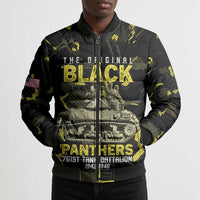 The Original Black Panthers 761st Tank Battalion Bomber Puffer Jacket African American Heroes - Wonder Print Shop