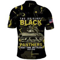 The Original Black Panthers 761st Tank Battalion Polo Shirt African American Heroes - Wonder Print Shop
