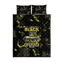 The Original Black Panthers 761st Tank Battalion Quilt Bed Set African American Heroes - Wonder Print Shop