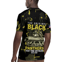 The Original Black Panthers 761st Tank Battalion Rugby Jersey African American Heroes - Wonder Print Shop