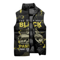 The Original Black Panthers 761st Tank Battalion Sleeveless Puffer Jacket African American Heroes - Wonder Print Shop