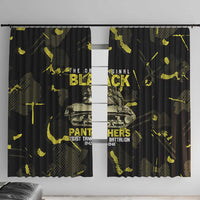 The Original Black Panthers 761st Tank Battalion Window Curtain African American Heroes - Wonder Print Shop