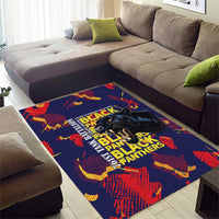 761st Tank Battalion Black Panthers Area Rug Legendary African American WWII - Wonder Print Shop