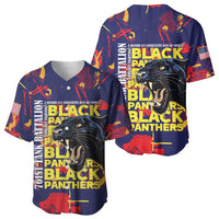 761st Tank Battalion Black Panthers Baseball Jersey Legendary African American WWII - Wonder Print Shop