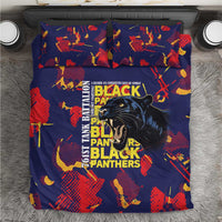 761st Tank Battalion Black Panthers Bedding Set Legendary African American WWII - Wonder Print Shop