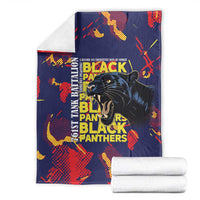 761st Tank Battalion Black Panthers Blanket Legendary African American WWII - Wonder Print Shop