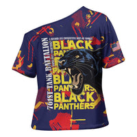 761st Tank Battalion Black Panthers Cross Shoulder Shirt Legendary African American WWII - Wonder Print Shop