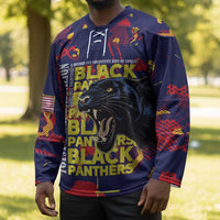 761st Tank Battalion Black Panthers Hockey Jersey Legendary African American WWII - Wonder Print Shop