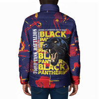 761st Tank Battalion Black Panthers Padded Jacket Legendary African American WWII - Wonder Print Shop