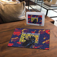 761st Tank Battalion Black Panthers Puzzle Legendary African American WWII - Wonder Print Shop