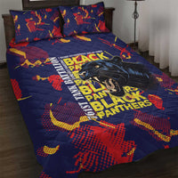 761st Tank Battalion Black Panthers Quilt Bed Set Legendary African American WWII - Wonder Print Shop