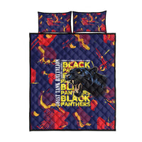 761st Tank Battalion Black Panthers Quilt Bed Set Legendary African American WWII - Wonder Print Shop