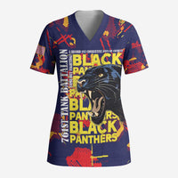 761st Tank Battalion Black Panthers Scrub Top Legendary African American WWII - Wonder Print Shop