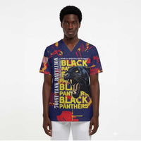 761st Tank Battalion Black Panthers Scrub Top Legendary African American WWII - Wonder Print Shop