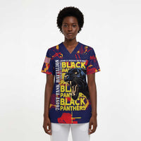 761st Tank Battalion Black Panthers Scrub Top Legendary African American WWII - Wonder Print Shop