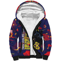 761st Tank Battalion Black Panthers Sherpa Hoodie Legendary African American WWII - Wonder Print Shop