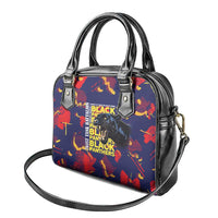 761st Tank Battalion Black Panthers Shoulder Handbag Legendary African American WWII - Wonder Print Shop
