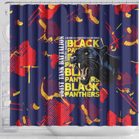 761st Tank Battalion Black Panthers Shower Curtain Legendary African American WWII - Wonder Print Shop