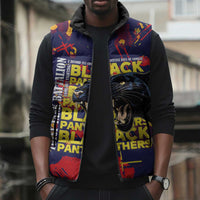 761st Tank Battalion Black Panthers Sleeveless Puffer Jacket Legendary African American WWII - Wonder Print Shop