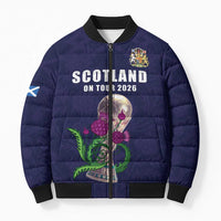 Custom Football Scotland Bomber Puffer Jacket On Tour 2026