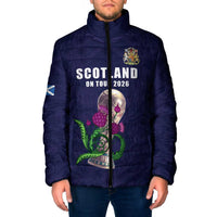 Custom Football Scotland Padded Jacket On Tour 2026