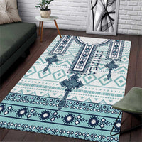 Eritrea Area Rug Eritrean Cross Mix Tilet Pattern - Wonder Print Shop