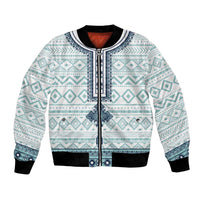 Eritrea Bomber Jacket Eritrean Cross Mix Tilet Pattern - Wonder Print Shop