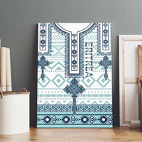 Eritrea Canvas Wall Art Eritrean Cross Mix Tilet Pattern - Wonder Print Shop