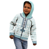 Eritrea Kid Hoodie Eritrean Cross Mix Tilet Pattern - Wonder Print Shop