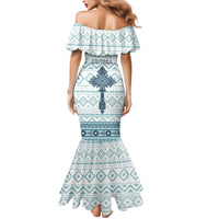 Eritrea Mermaid Dress Eritrean Cross Mix Tilet Pattern - Wonder Print Shop