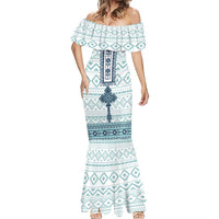 Eritrea Mermaid Dress Eritrean Cross Mix Tilet Pattern - Wonder Print Shop