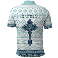 Eritrea Polo Shirt Eritrean Cross Mix Tilet Pattern - Wonder Print Shop