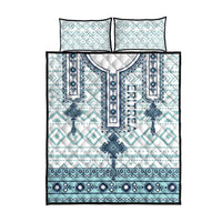 Eritrea Quilt Bed Set Eritrean Cross Mix Tilet Pattern - Wonder Print Shop