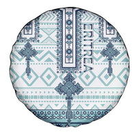 Eritrea Spare Tire Cover Eritrean Cross Mix Tilet Pattern - Wonder Print Shop